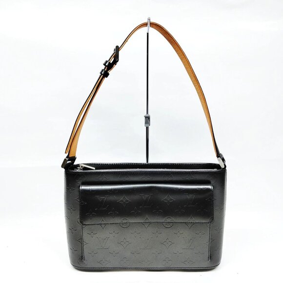 Authentic Louis Vuitton Alston Black Monogram Shoulder Bag mn660-121425 - Picture 1 of 16